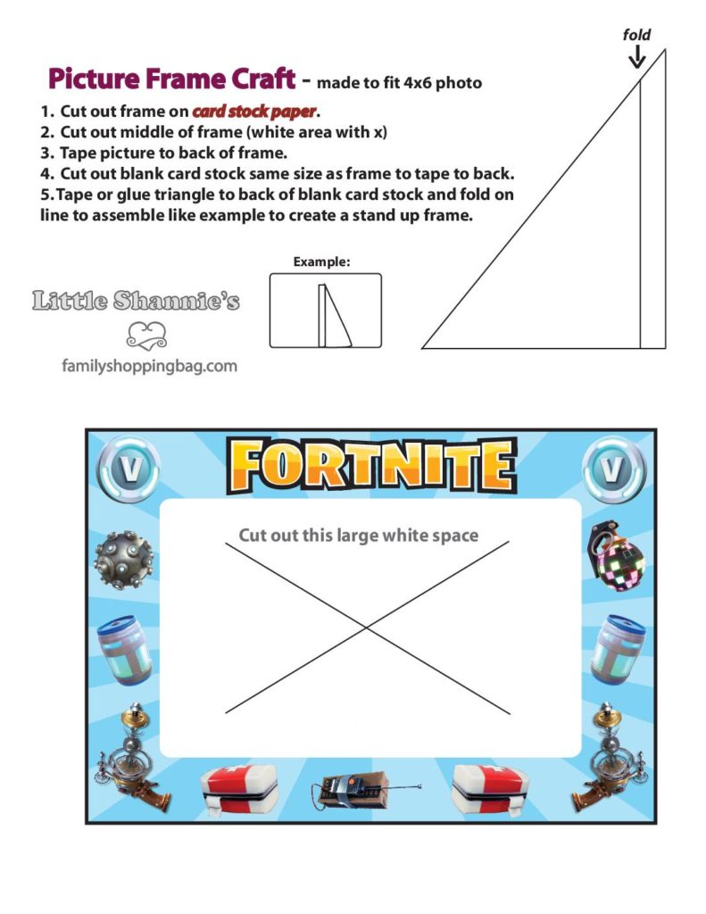 Picture Frame Fortnite  pdf