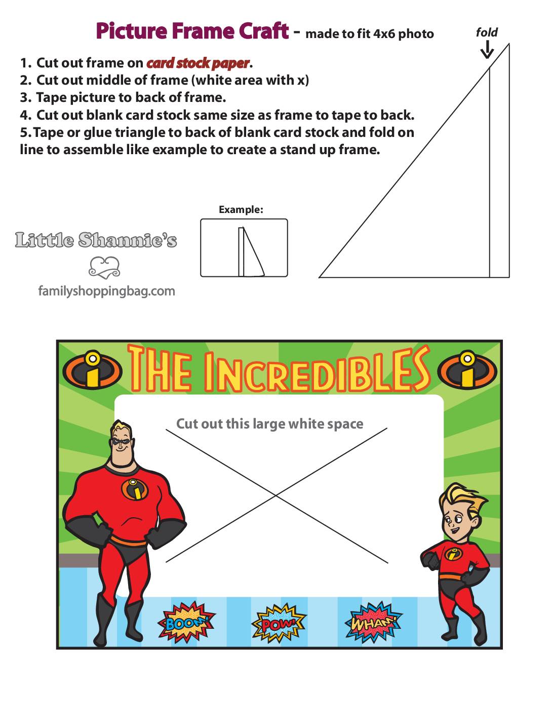 Picture Frame Incredibles  pdf