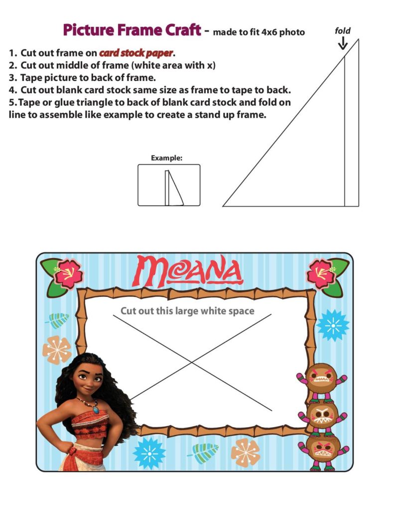Picture Frame Moana  pdf
