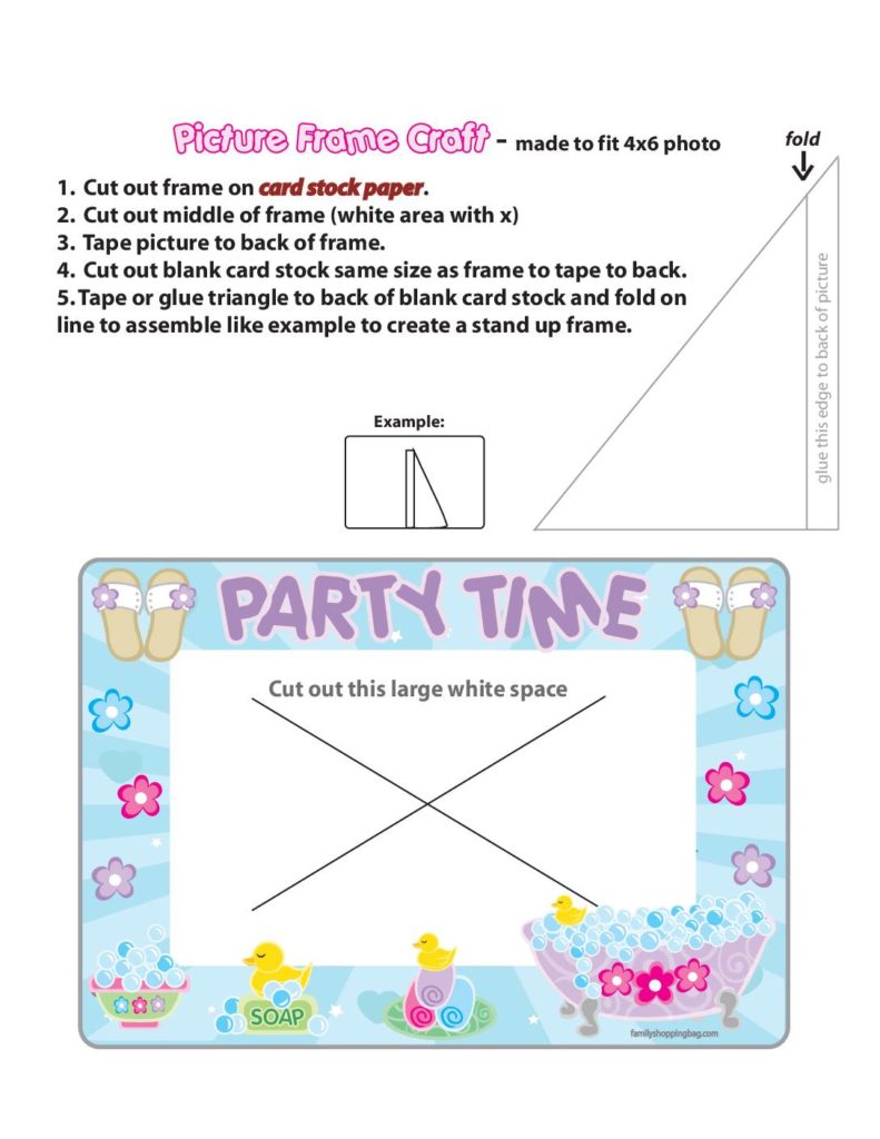 Picture Frame Moms Spa Day  pdf