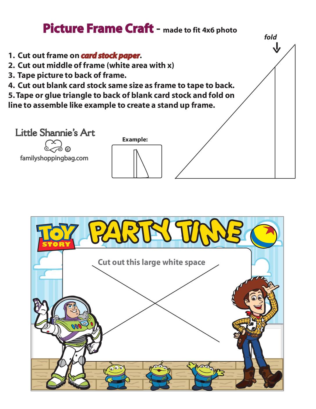 Picture Frame Toy Story  pdf