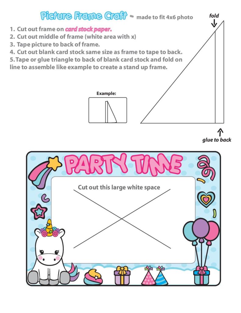 Picture Frame Unicorn  pdf