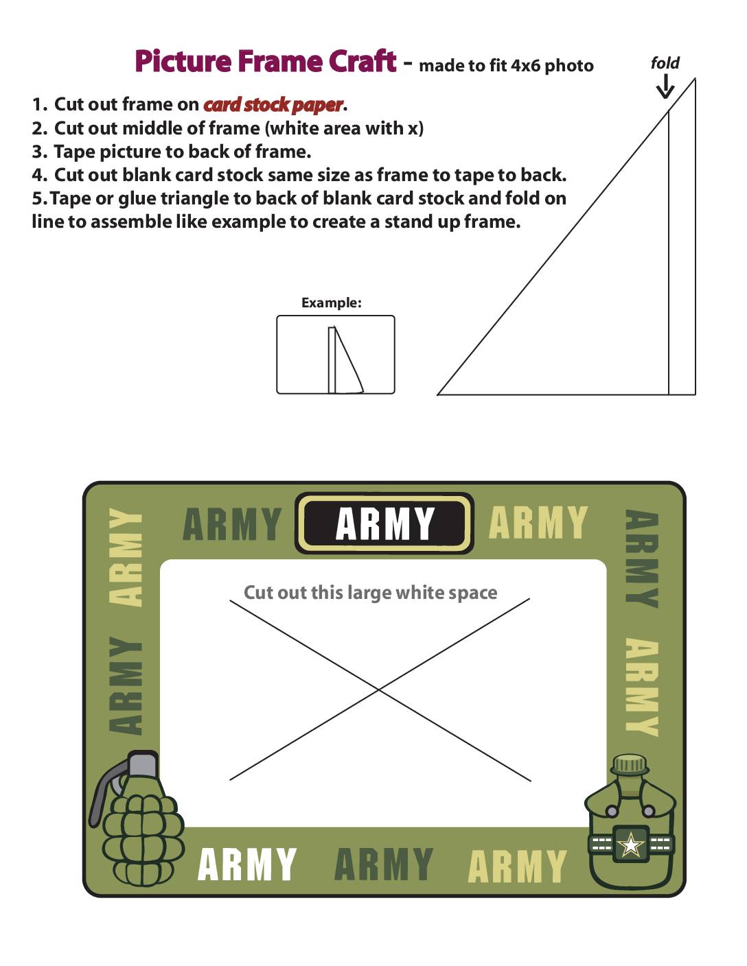 Picture Frame army  pdf