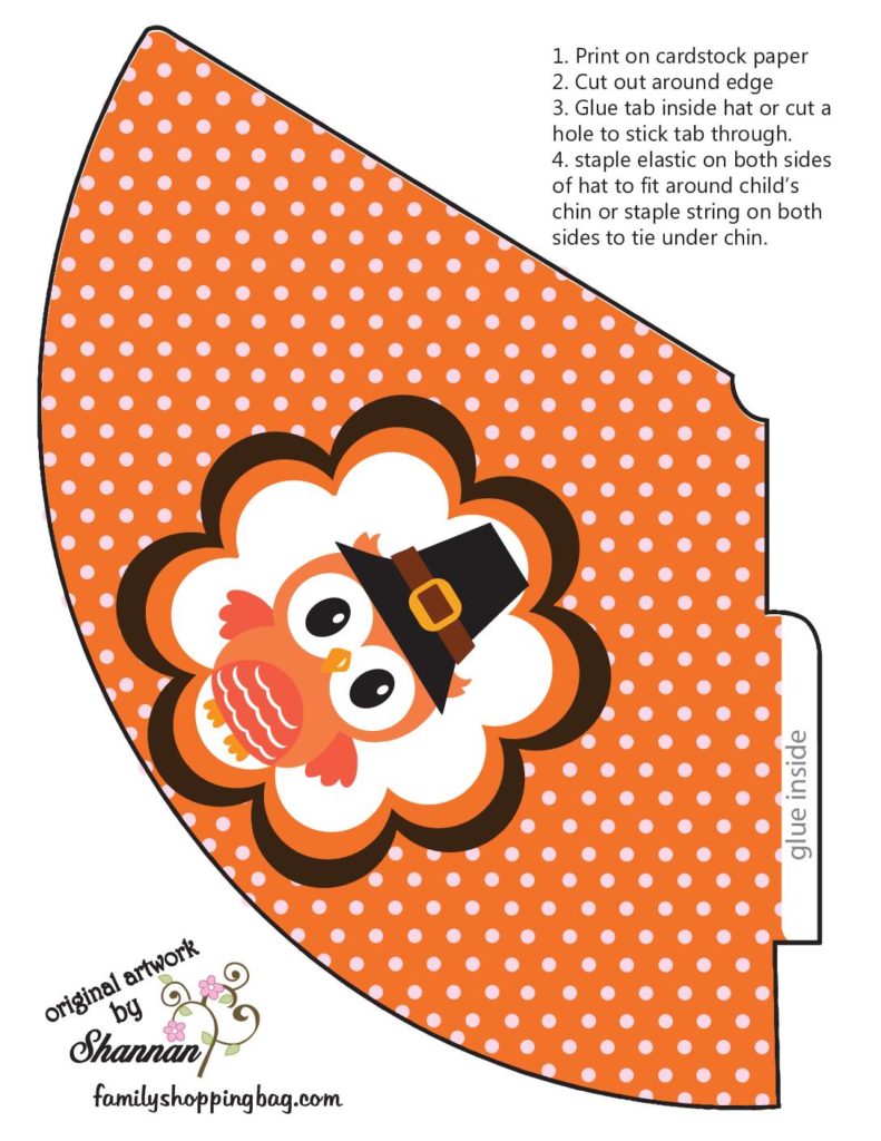 Pilgrim Hat Thanksgiving  pdf