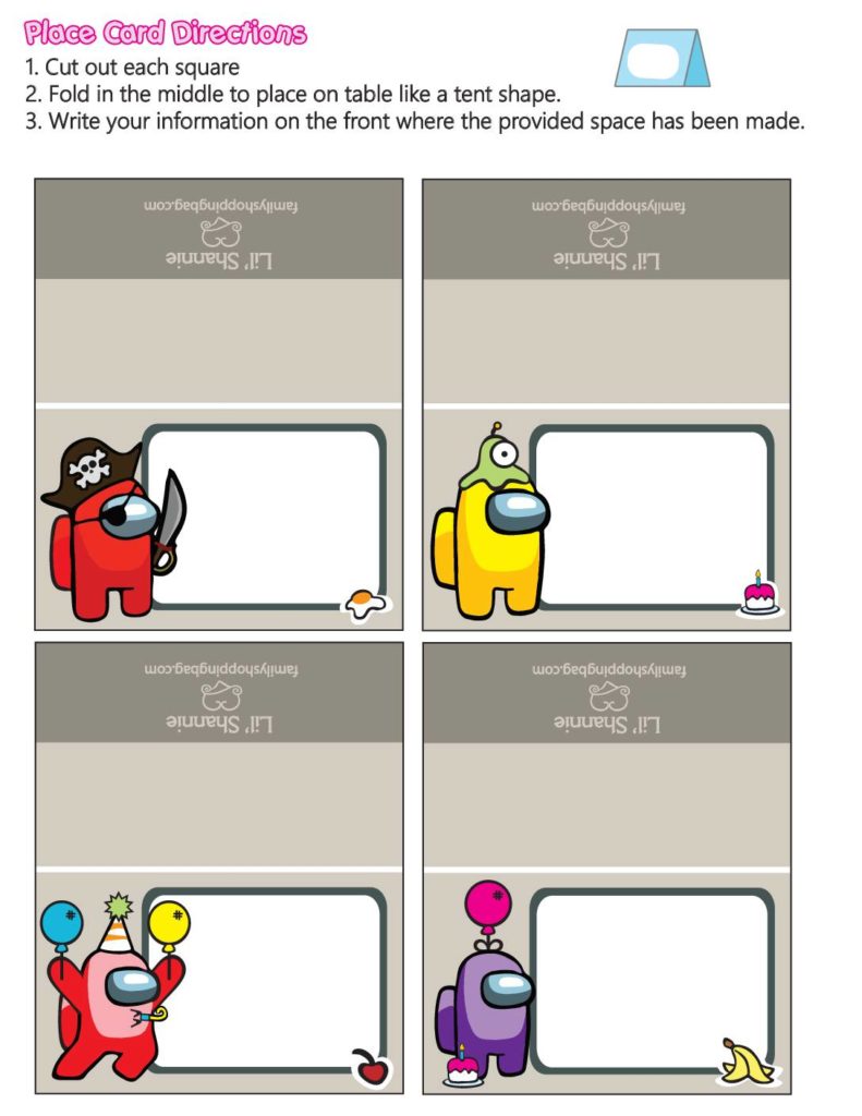 Place Cards Among US  pdf