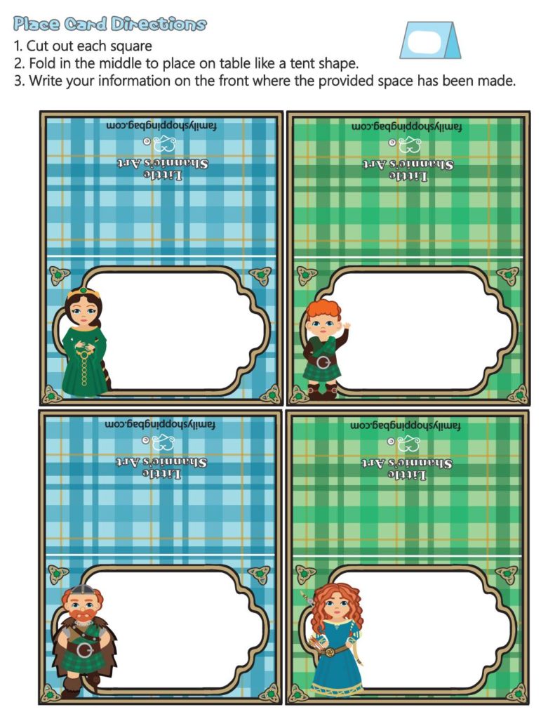 Place Cards Brave  pdf