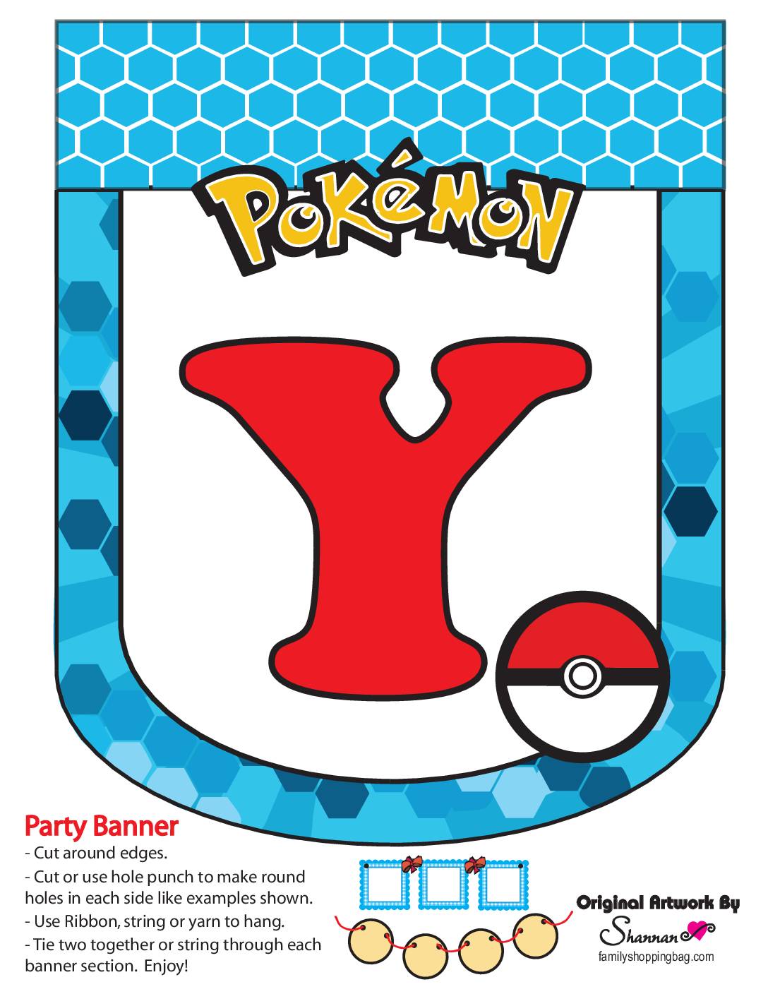 Pokemon Banner Party Banners