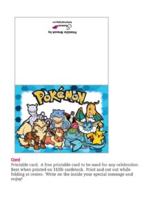 Pokemon Card  pdf
