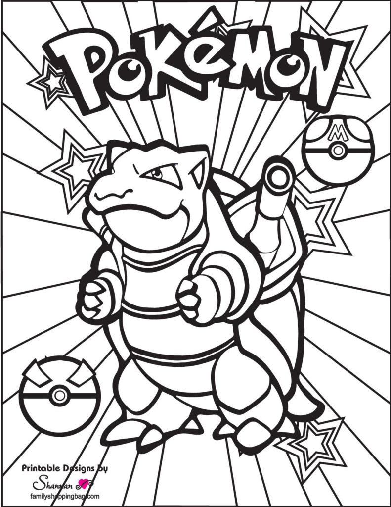 Pokemon Coloring Page   pdf