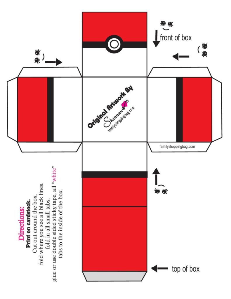 Pokemon Favor Box  pdf