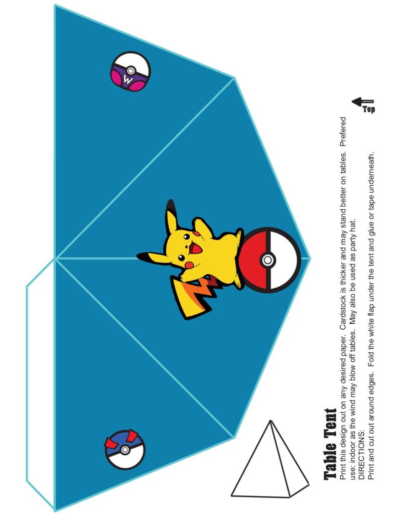 Pokemon Table Decoration   pdf
