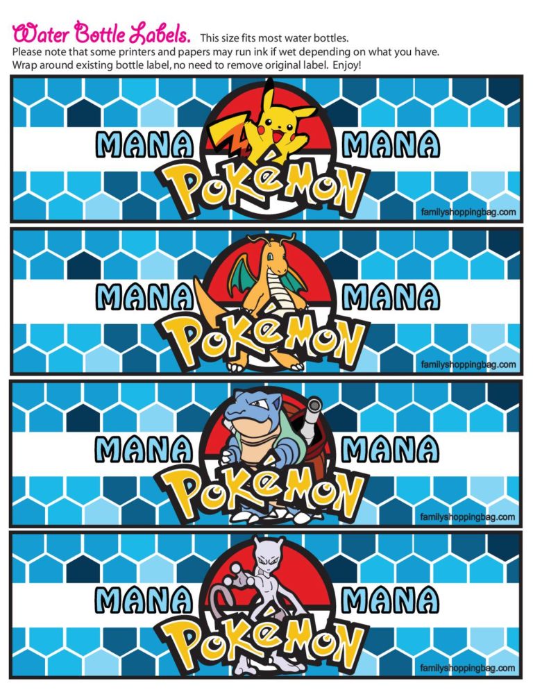 Labels Pokemon