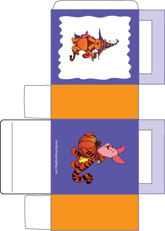 Pooh and Halloween Favor Box