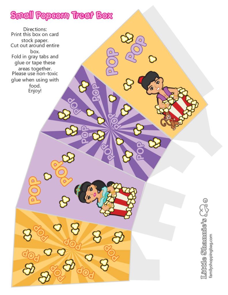 Popcorn Box Aladdin  pdf