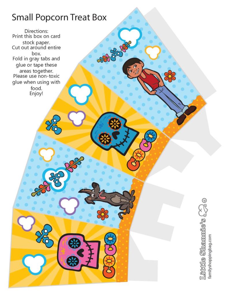 Popcorn Box Coco  pdf