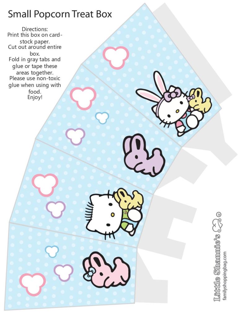 Popcorn Box Easter  pdf