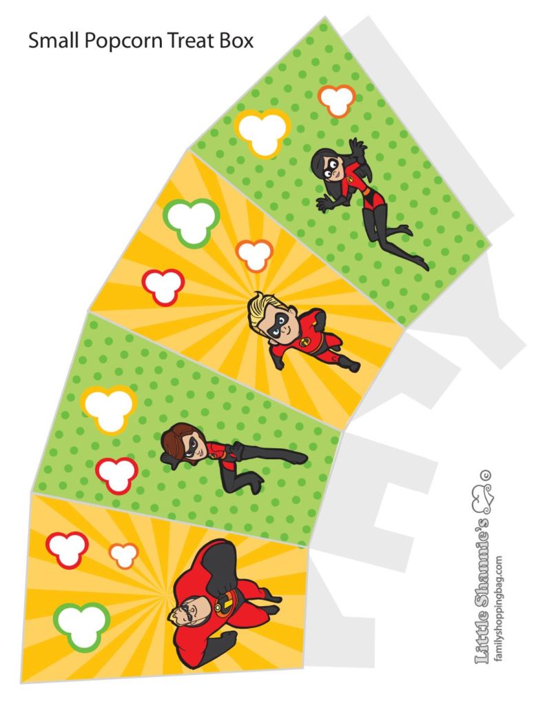 Popcorn Box Incredibles  pdf