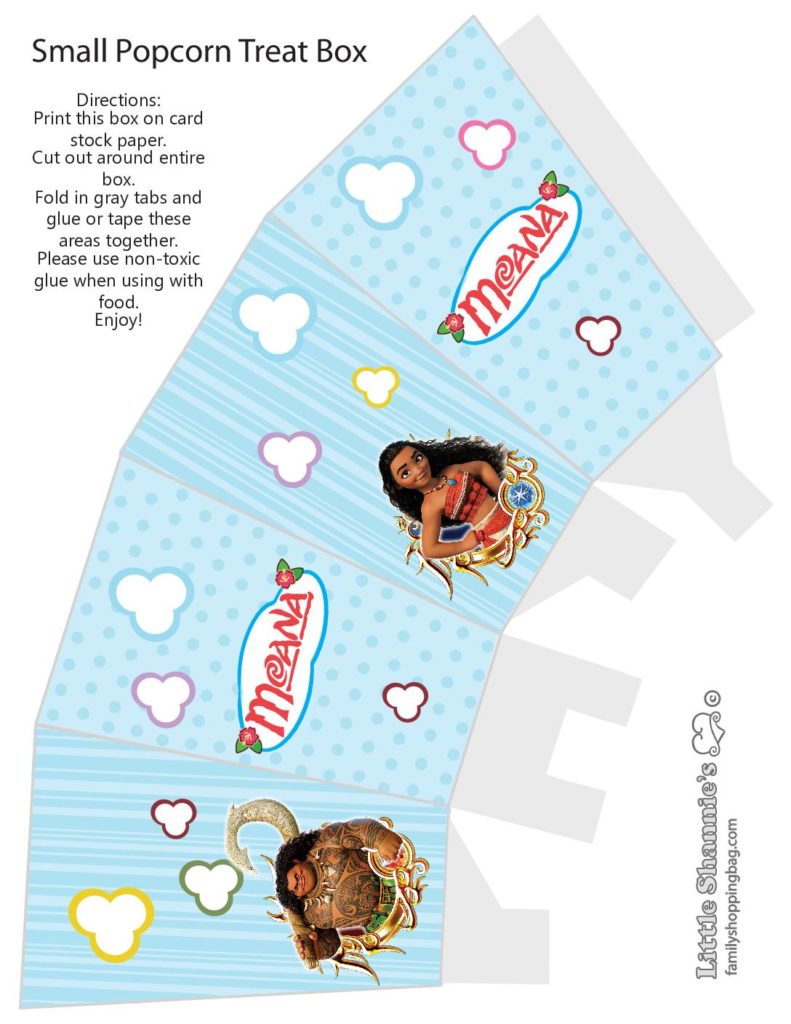 Popcorn Box Moana  pdf