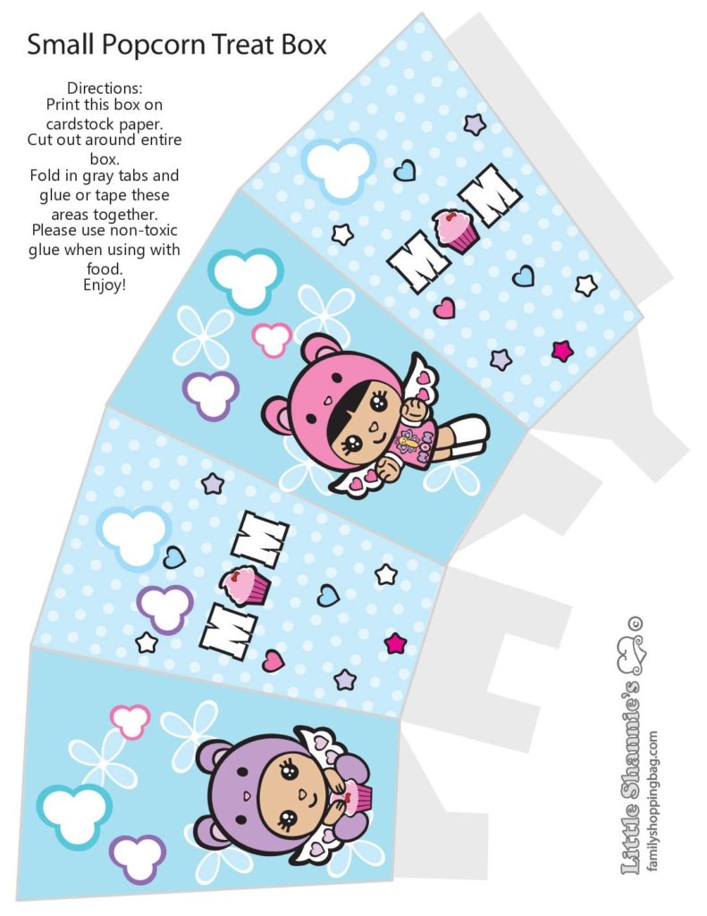 Popcorn Box Mothers Day  pdf