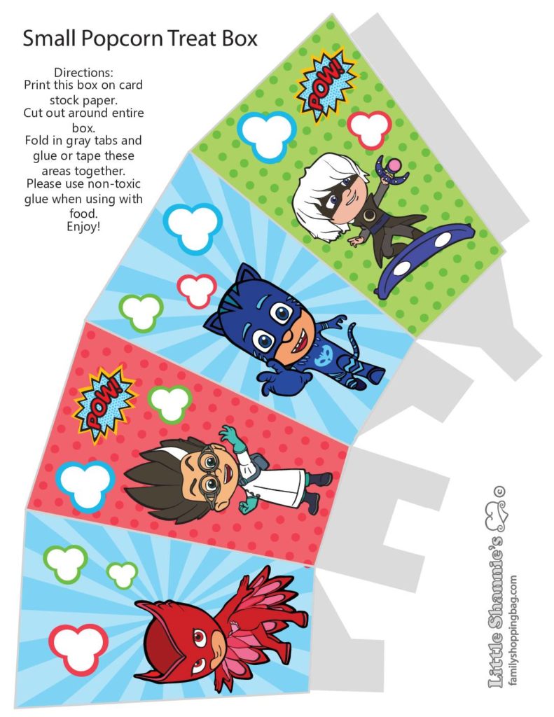 Popcorn Box PC Masks  pdf