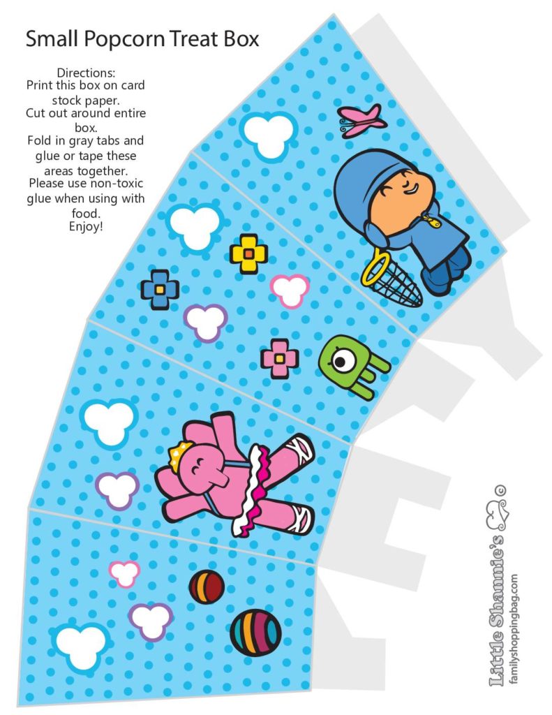 Popcorn Box Pocoyo  pdf