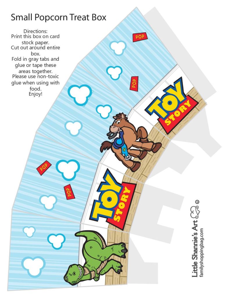 Popcorn Box Toy Story  pdf