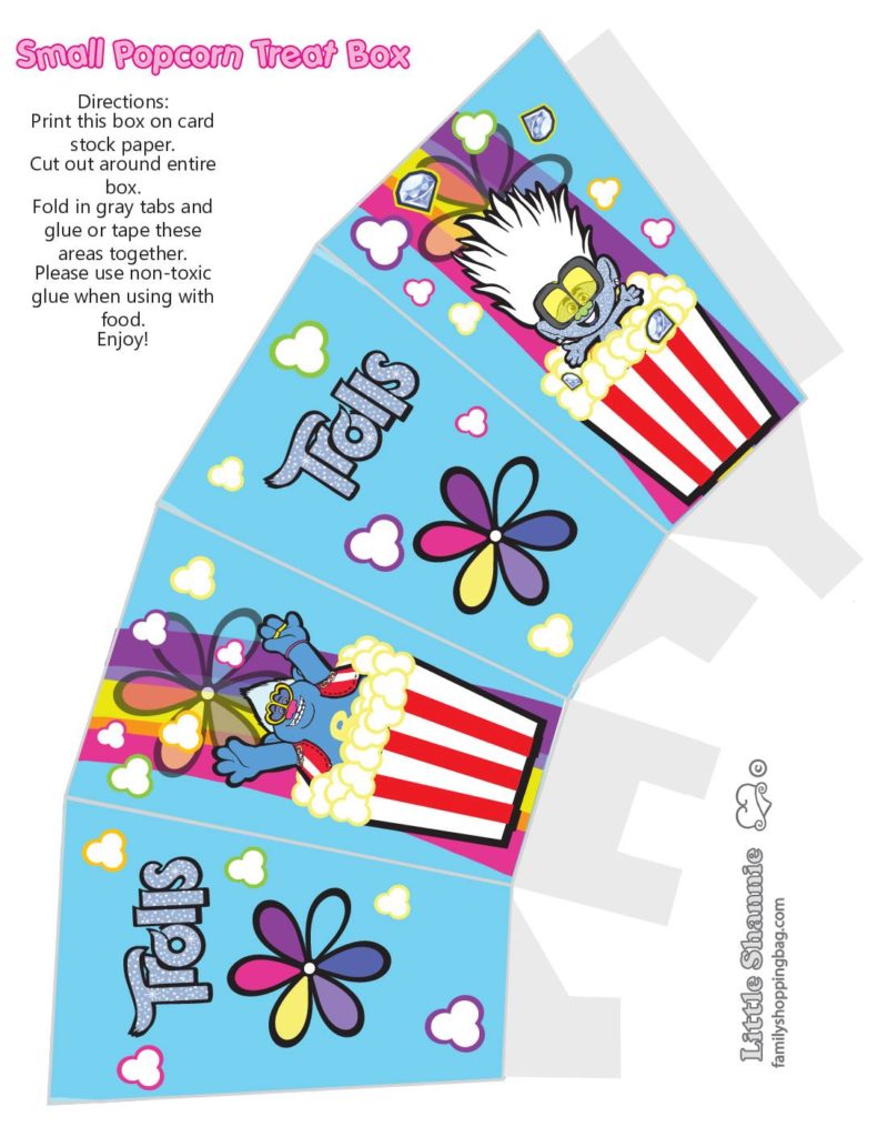 Popcorn Box Trolls  pdf