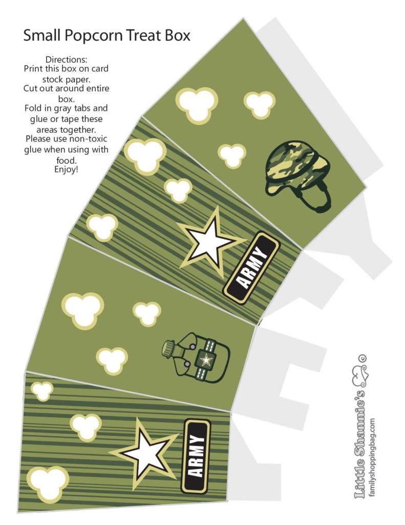 Popcorn Box army  pdf