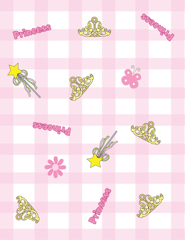 Princess Wrapping Paper Wrapping Paper