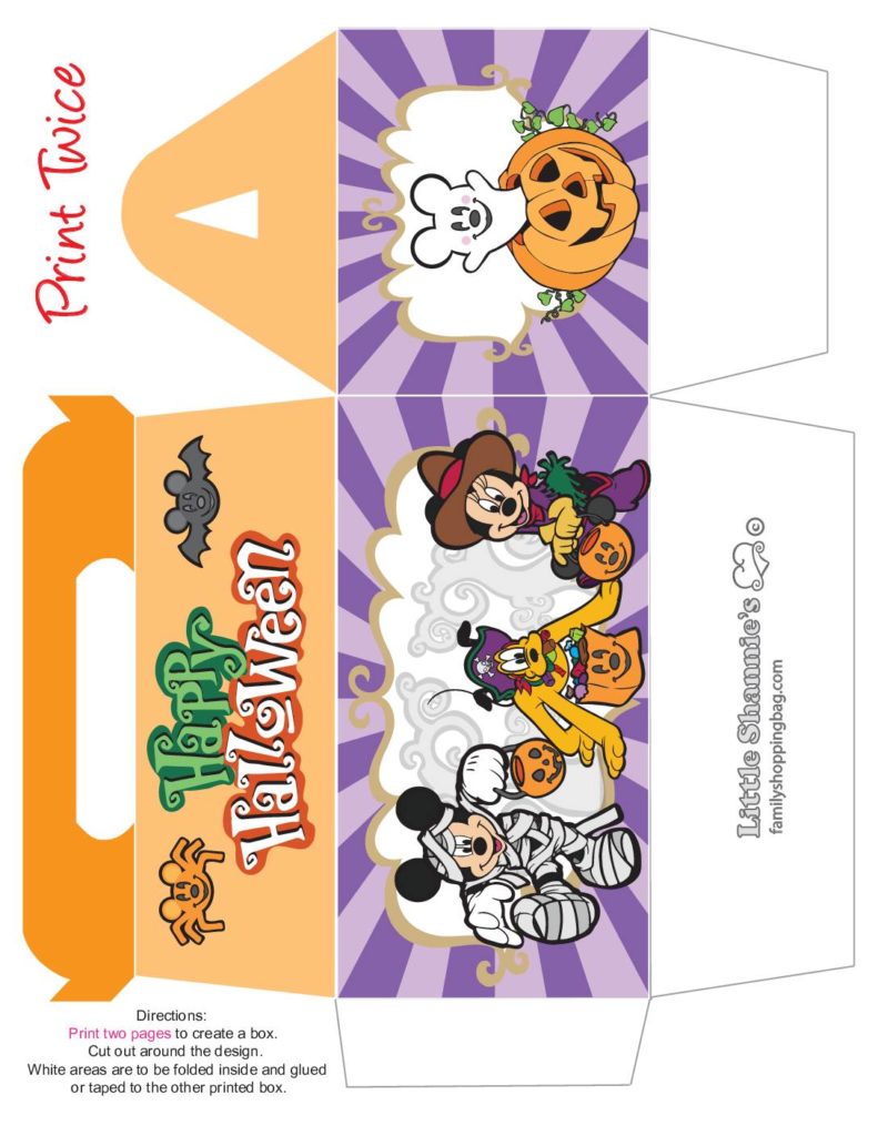 Purse Box Mickey Halloween  pdf