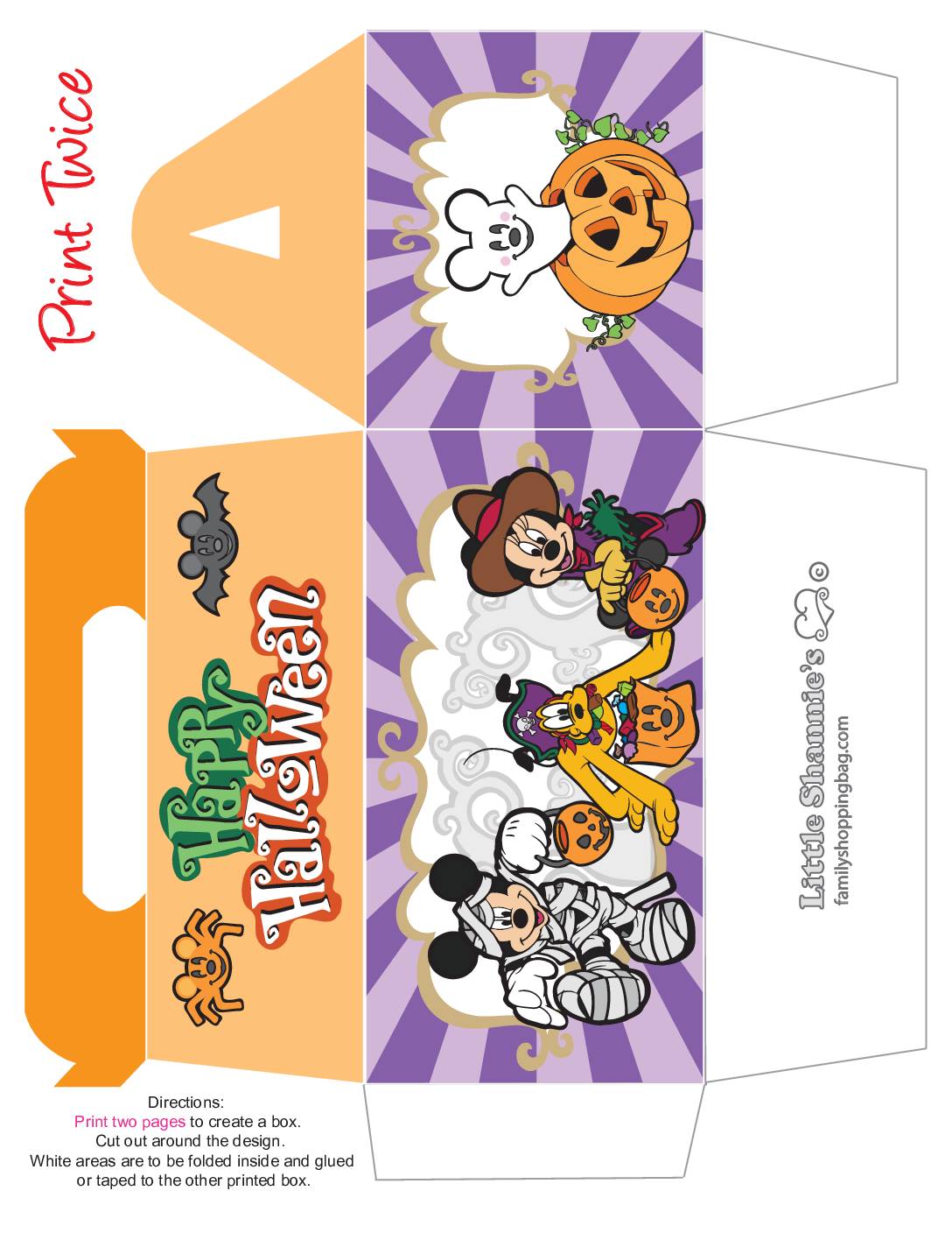Purse Box Mickey Halloween  pdf