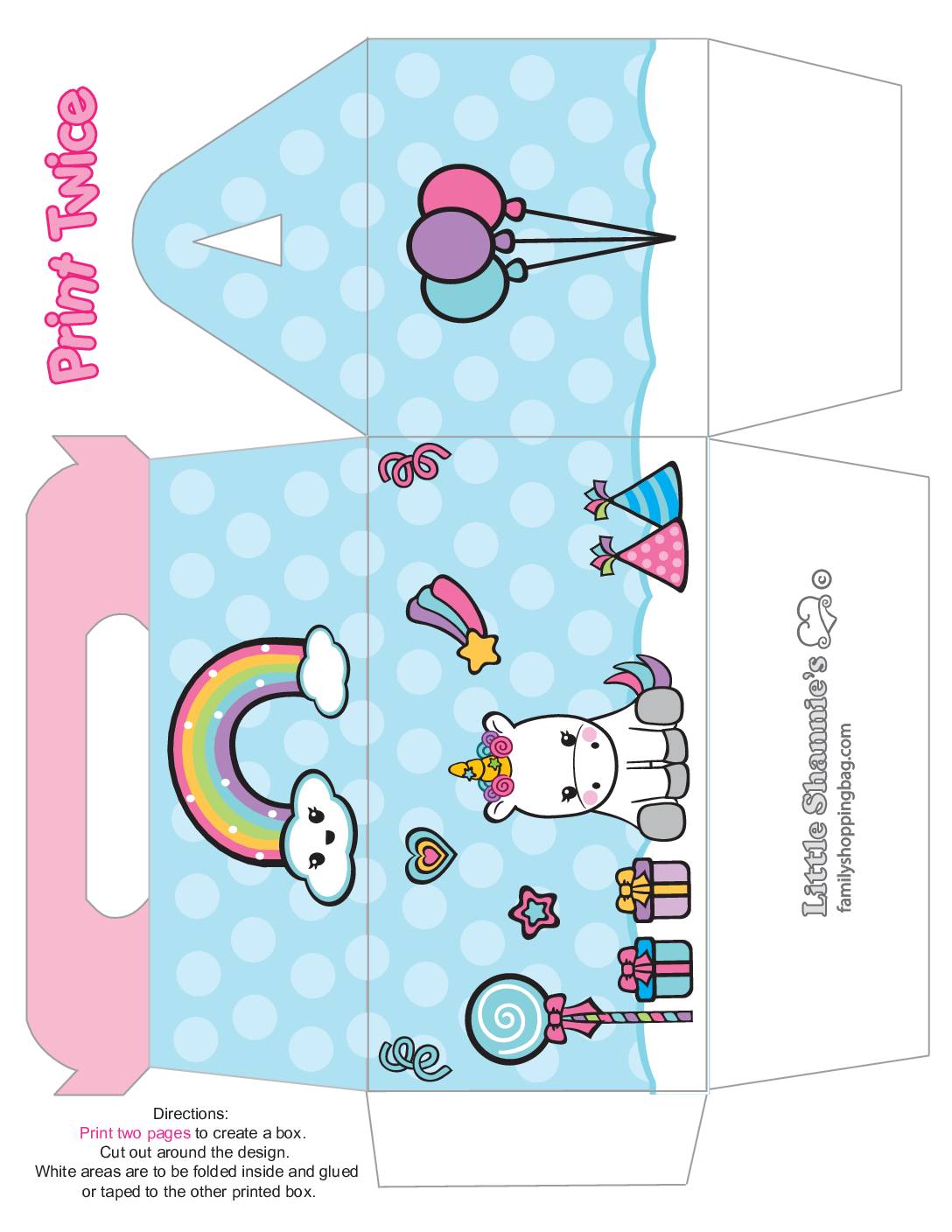 Purse Box Unicorn  pdf