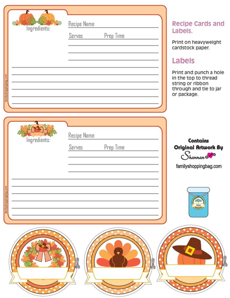Recipe Cards  pdf