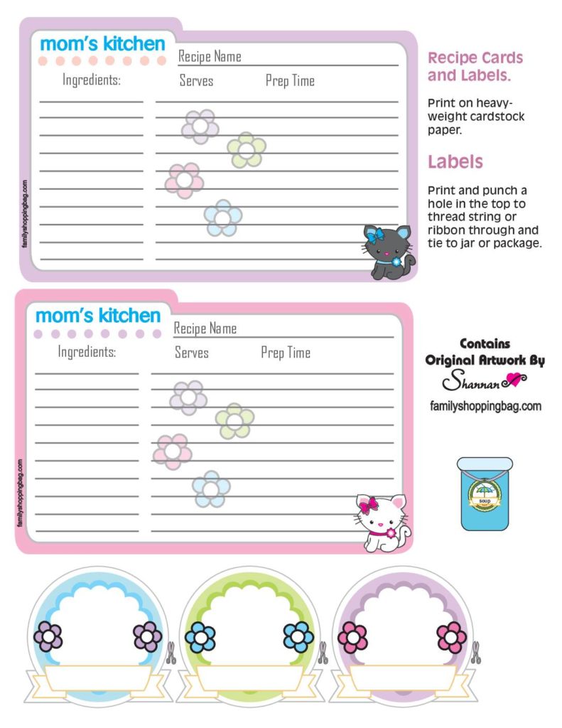 Recipe Cards  pdf