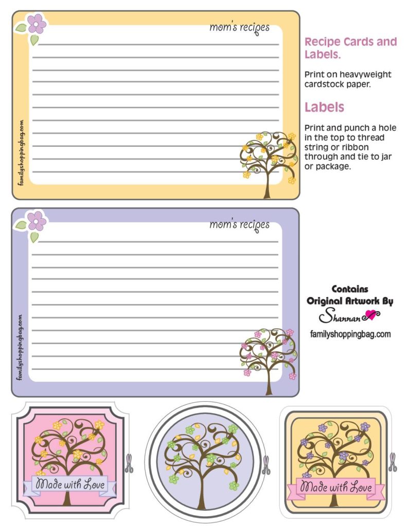 Recipe Cards  pdf