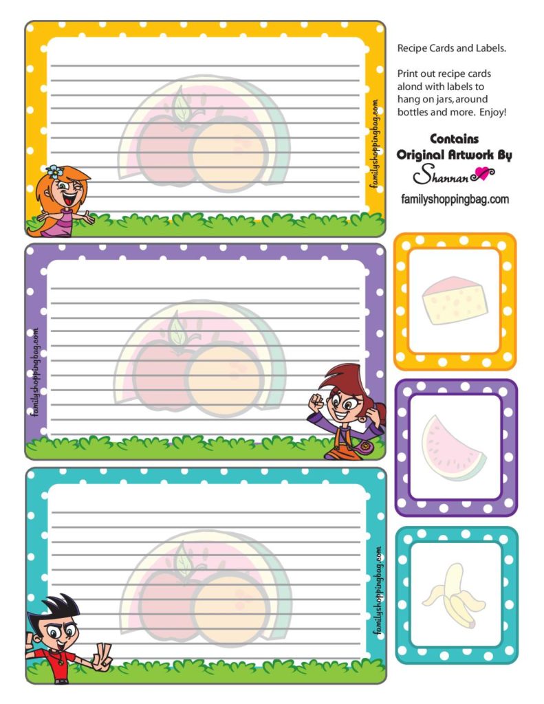 Recipe Cards  pdf