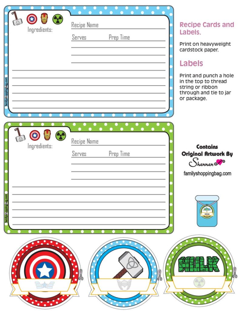 Recipe Cards  pdf