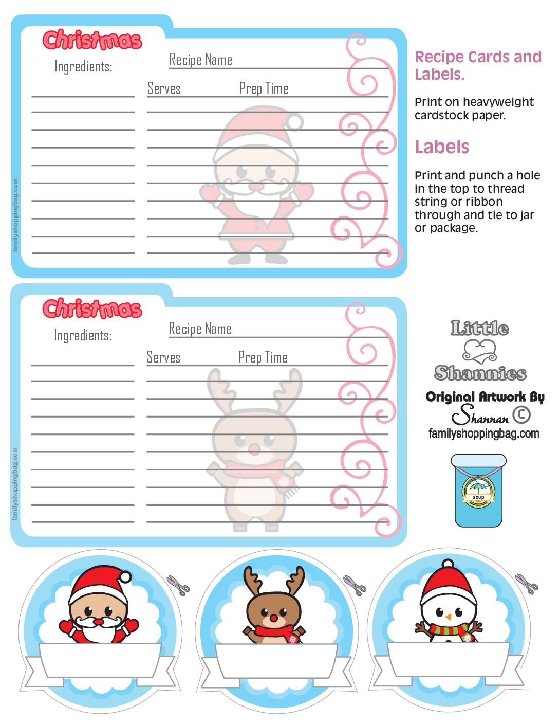 Recipe Cards Christmas  pdf