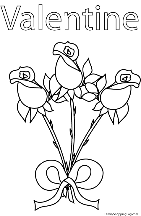 Rose Coloring Page Coloring Pages