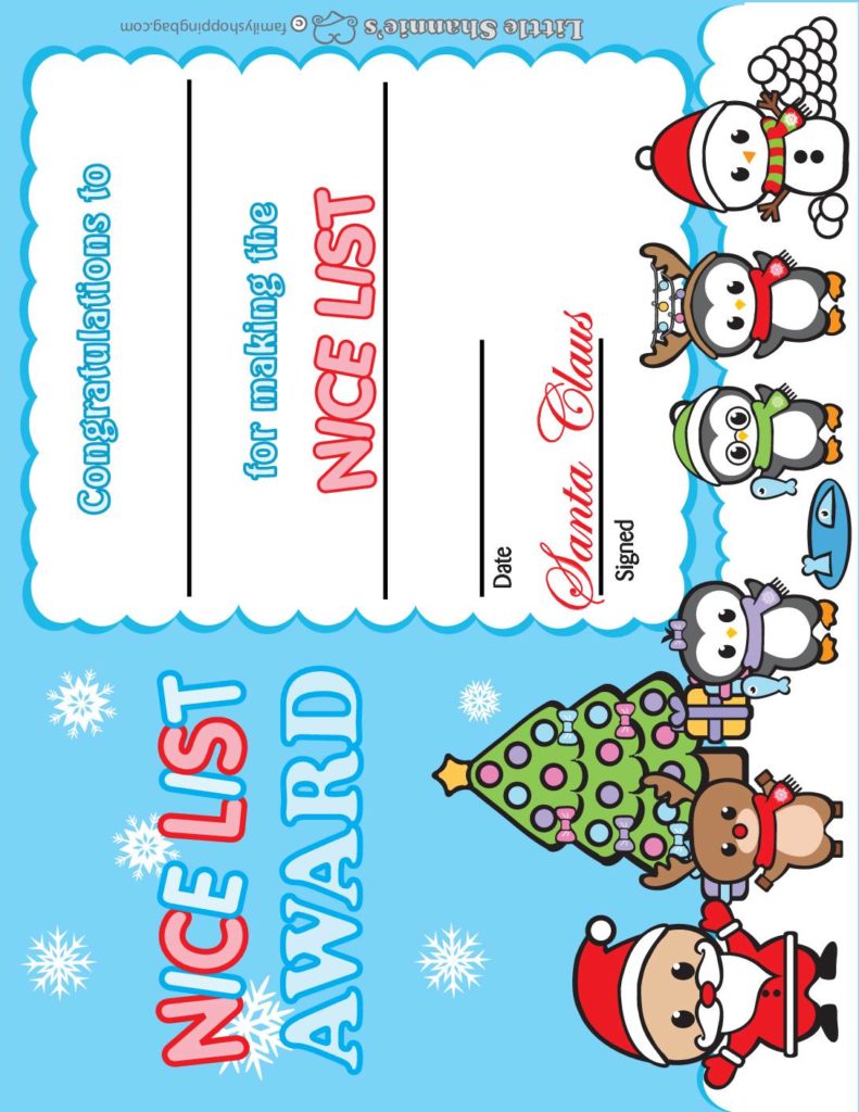 Santa Letter Award  pdf