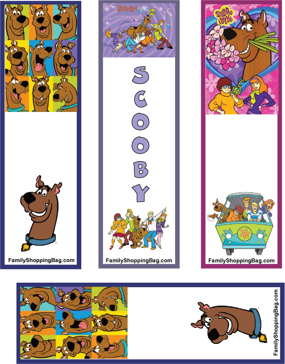 Scooby Bookmarks