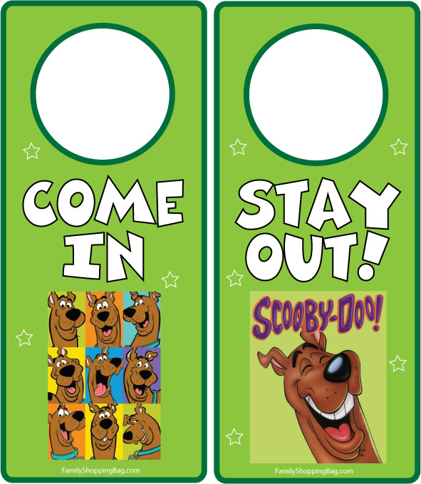 Scooby Boy Door Hangers