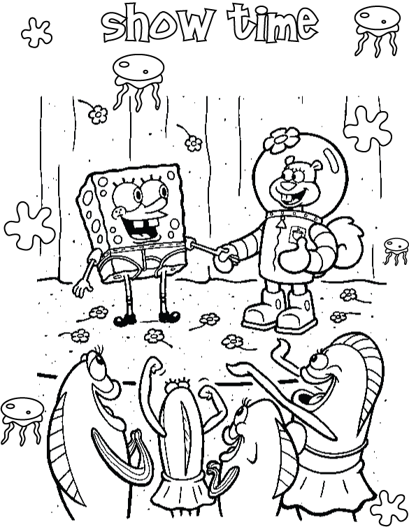 Show Time Coloring Pages