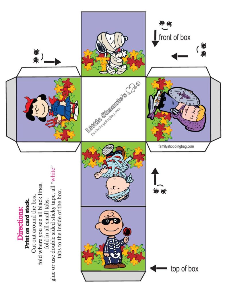 Small Box Peanuts Halloween  pdf
