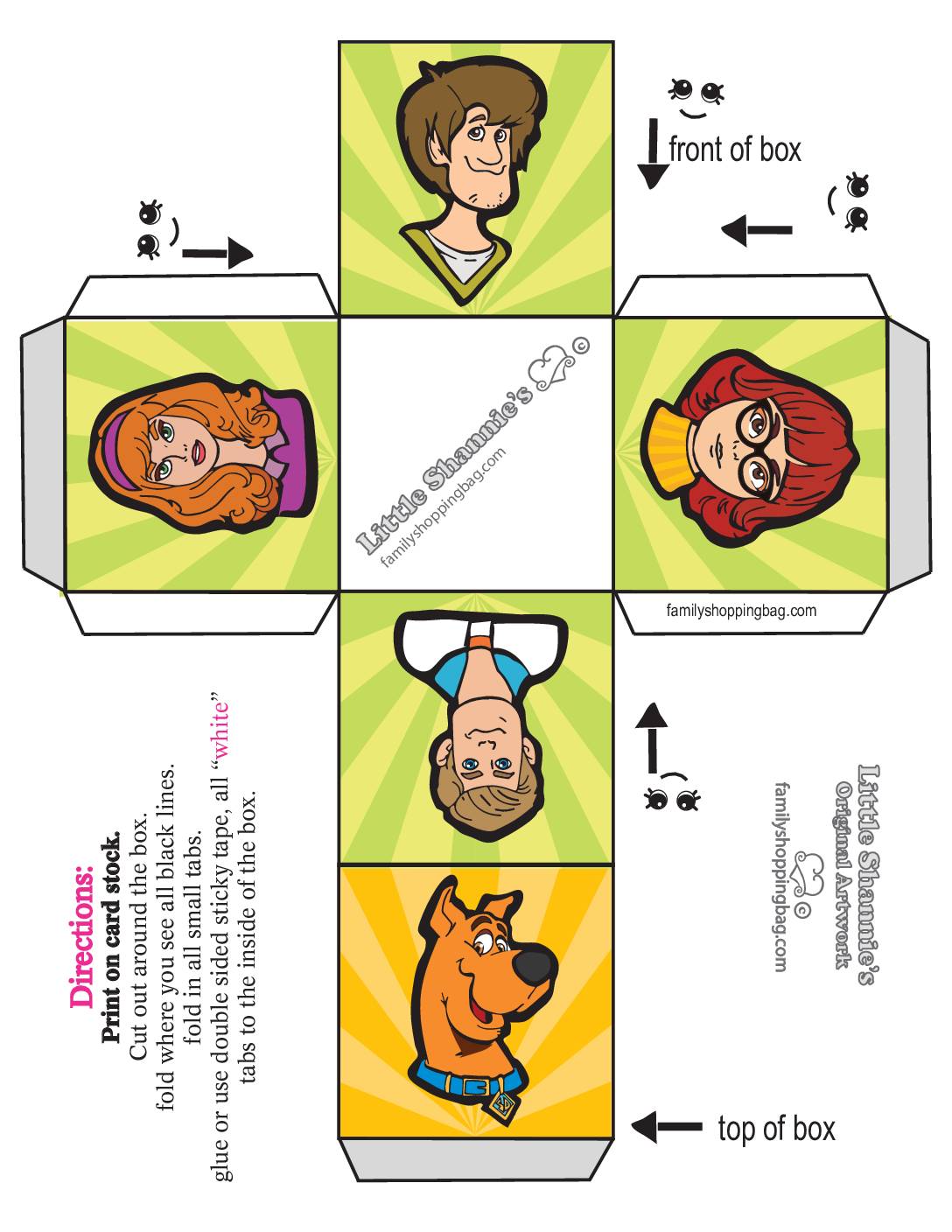 Small Favor Box Scooby Doo  pdf