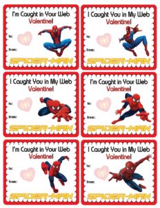 Spider Man Valentines
