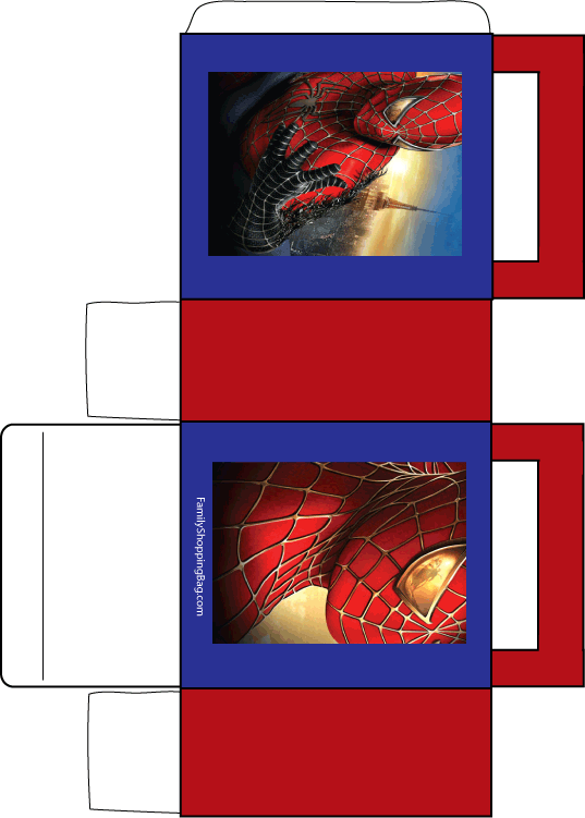 Spiderman Faces Favor Box