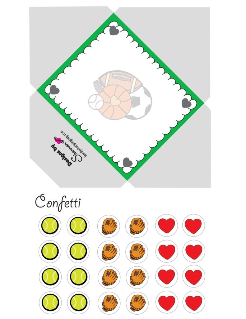 Sports Envelope Valentines  pdf