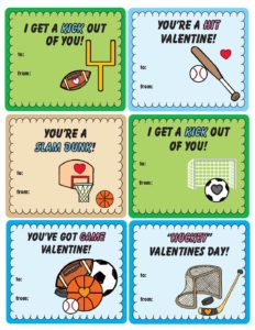 Sports Valentines  pdf