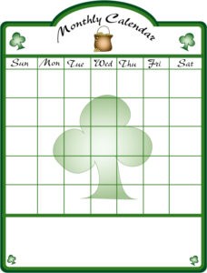 St. Patrick's Calendar